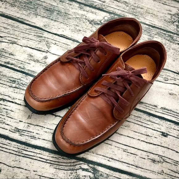 TOD’S⚡️Authentic Brown Leather Flats/Loafers_7.5 - Picture 1 of 8
